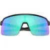 Image de Oakley, Unisexe, Lunettes de sport, Sutro Lite (Noir mat, Prizm Sapphire), Noir