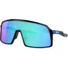 Image de Oakley, Unisexe, Lunettes de sport, Sutro (Noir, Prizm Sapphire), Noir, Bleu