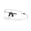 Image de Oakley, Unisexe, Lunettes de sport, Sutro Lite (blanc mat, CLEAR phototrope, Clear to Black Iridium Photochromic), Blanc