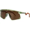 Image de Lunettes de soleil à monture sourcil Oakley motif Design pour femmes Vert 0OO9280F11 F,Green