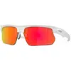 Image de Oakley, Unisexe, Lunettes de sport, Bisphaera (Blanc poli, Prizm Rubin), Blanc