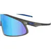 Image de Oakley, Unisexe, Lunettes de sport, Rslv (black matt-grey smoke, matte grey smoke, Prizm Sapphire, Saphirs Prizm), Gris