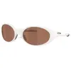 Image de Lunettes de soleil Oakley de forme irrégulière avec décoration logo lettre Lunettes de soleil unisexes Blanc 0OO9438-24 58,White