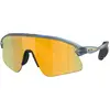 Image de Oakley, Hommes, Lunettes de sport, Stunt Devil - Fahrradbrille (MT Abysses transparents, Prizm 24k), Bleu