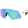 Image de Oakley, Unisexe, Lunettes de sport, Stunt Devil (blanc mat, Prizm Sapphire, Saphirs Prizm), Blanc