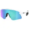 Image de Oakley, Hommes, Lunettes de sport, Stunt Devil S - Fahrradbrille (blanc mat, Saphirs Prizm), Blanc