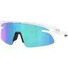 Image de Oakley, Unisexe, Lunettes de sport, Rslv Lite (blanc mat, Prizm Sapphire), Blanc