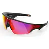 Image de Oakley, Unisexe, Lunettes de sport, SK-1001206-01 (Noir, Route Prizm), Rouge, Noir