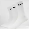 Image de Nike, Unisexe, Chaussettes, Coussinets pour tous les jours, Blanc, (Lot de 3, 38 - 42)