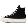 Image de Converse Chuck Taylor All Star Plateforme Haut Noir Baskets Femme Blanc 560845C 40 black