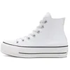 Image de Converse Chuck Taylor All Star Plateforme Montantes Blanc Chaussures Baskets Noires pour Femmes 560846C 40 white