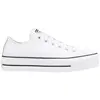 Image de Converse, Femmes, Baskets, Baskets à semelle compensée en cuir blanc, taille EU 41/US 11, Blanc, (41)