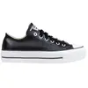 Image de Converse, Femmes, Baskets, Baskets basses en cuir noir, taille 36 (UE)/6 (US), Noir, (36)