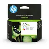 Image de HP 62XL - 11.5 ml - à rendement élevé - couleur (cyan, magenta, jaune) - original - cartouche d'encre - pour ENVY 55XX, 56XX, 76XX; Officejet 200, 250, 57XX, 8040