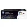 Image de HP 312A - Pack de 3 - jaune, cyan, magenta - original - LaserJet - cartouche de toner (CF440AM) - pour Color LaserJet Pro MFP M476dn, MFP M476dw, MFP M476nw
