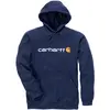 Image de Carhartt, Hommes, Pull-over, Sweat-shirt à logo signature, Bleu, (XS)