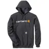 Image de Carhartt, Femmes, Pull-over, Sweatshirt taille S Signature Logo,carbon heather, Gris, (S)