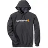 Image de Carhartt, Hommes, Pull-over, Sweatshirt taille XS Signature Logo,carbon heather, Gris, (XS)