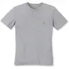 Image de Carhartt, Femmes, T-shirt, Femmes coupe ample poids lourd S/S Pocket w/ Coton, Gris, (XS)