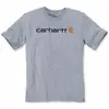 Image de Carhartt, Hommes, T-shirt, Core Logo S/S, Gris, (XS)