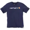 Image de Carhartt, Hommes, T-shirt, Core Logo S/S, Bleu, (L)
