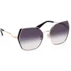 Image de Guess, Femmes, Lunettes de soleil, Occhiali da Sole con Sfumatura Dorata Brillante