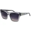 Image de Guess, Femmes, Lunettes de soleil, Soleil Acetate Gris Fumée Carré Normal Sfumato