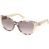 Image de Guess by Marciano, Femmes, Lunettes de soleil, Woman de Soleil Acetate Beige Green Cat Eye