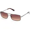Image de Guess, Hommes, Lunettes de soleil, Soleil Métal Anthracite Brown Squared