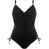 Image de Fantasie, Soutien-gorge, Ottawa UW Twist Front Suit With Adjustable Leg Dames Badpak - Maat 85F, Noir, (Une unité par pack, 85 F)