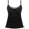 Image de Fantasie, Femmes, Bikini, East Hampton UW Adjustable Side Tankini Dames Bikinitopje - Zwart, Noir, (100 H)