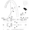 Image de Mavic Rayons Arrière Droits Xa Pro Carbon 29 2017-18 12 Unités 287 mm