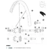Image de Mavic Rayons Arrière Droits Crossmax Pro Carbon 27.5 2017-18 12 Unités 273 mm