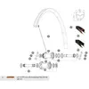 Image de Mavic Rayons Gauches Ksyrium Elite Allroad/allroad Elite Disc 2017 12 Unités 296 mm