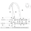 Image de Mavic Rayons Arrière Gauches Aksium Disc 10 Unités 293 mm
