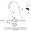 Image de Mavic Rayons Avant Ksyrium Disc 12 Unités 292 mm
