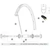 Image de Mavic Rayons Ksyrium 2017-18 Front 10 Unités 282 mm