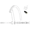 Image de Mavic Jante Arrière Ksyrium Pro Carbon Sl Clincher Hr 700 - 28´´ 24H