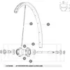 Image de Mavic Rayons Avant Aksium Allroad Disc 650b 2018 12 Unités 277 mm
