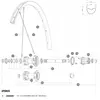 Image de Mavic Rayons Arrière Droits Crossmax/xa Light 29 2018 12 Unités 294 mm