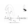 Image de Mavic Jante Comete Pro Carbon Sl Tubular Disc Rear 700 - 28'' 24H