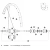 Image de Mavic Rayons Arrière Droits Ds Askium Disc 12 Unités 292 mm