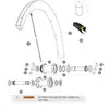 Image de Mavic Jante Cosmic Pro Carbon Sl Ust Disc Front 700 - 28´´ 24H
