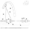Image de Mavic Rayons Arrière Droits Deemax Dh 27.5 2018-19 14 Unités 288 mm