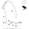 Image de Mavic Rayons Allroad Elite Ust Ub 2018 Front 9 Unités 285 mm