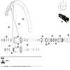 Image de Mavic Jante Arrière Ksyrium Pro Carbon Sl Ust Disc 700 - 28´´ 24H