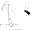 Image de Mavic Rayons Avant Cosmic Pro Carbon Ust Disc 650 12 Unités 254 mm