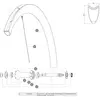Image de Mavic Rayons Avant Gauches Cosmic Pro Carbon Sl T 271/285 mm