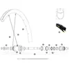 Image de Mavic Rayons Arrière Droits Ksyrium Pro Carbon Ust Disc 12 Unités 283 mm