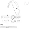 Image de Mavic Rayons Crossmax Pro Carbon 27.5 Front/rear 14 Unités 273 mm